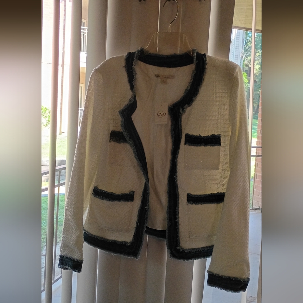 New W Tags CATO open Front Gorgeous blazer Jacket
